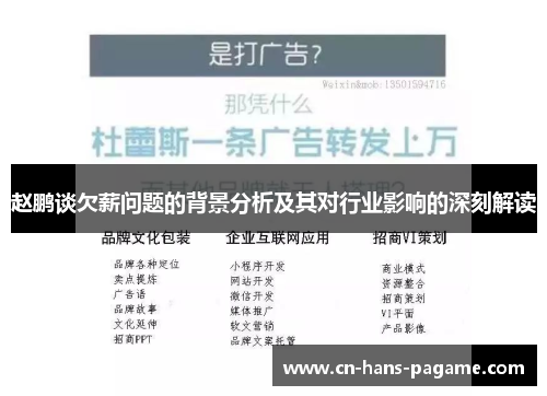 赵鹏谈欠薪问题的背景分析及其对行业影响的深刻解读